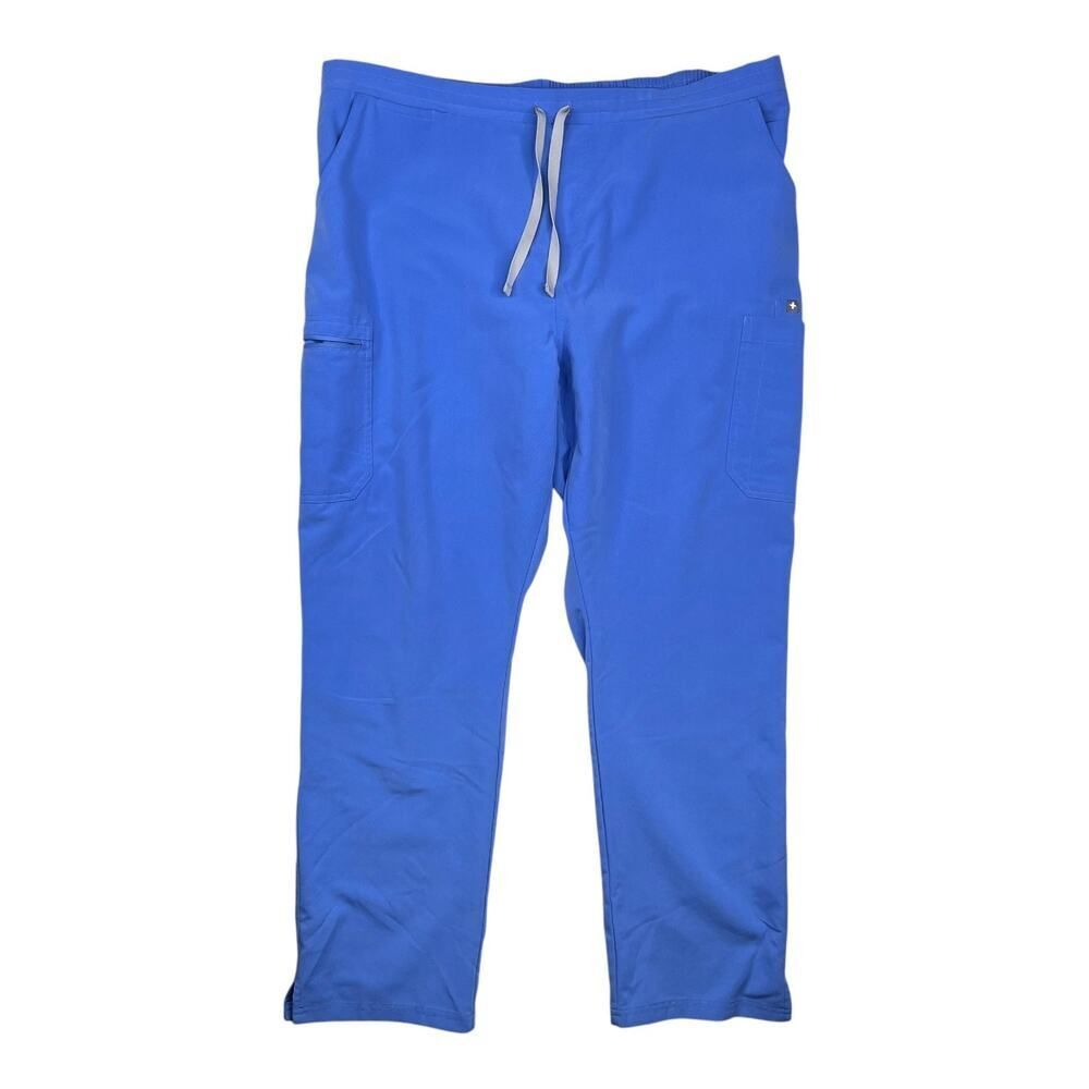 Figs yoga skinny scrub pants women’s plus size XXL in blue